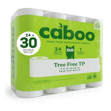 2-Ply Tree Free Bamboo Bath Tissue 24 Rolls (Pack Of 1) by Caboo