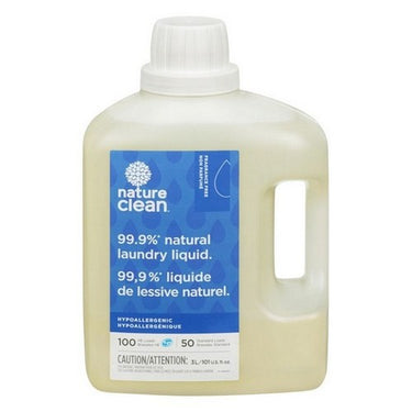 Nature Clean, Laundry Liquid Unscented, 3 Liters (Case Of 4)