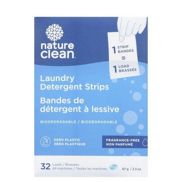 Nature Clean, Laundry Detergent Sheets Unscented, 32 Count (Case Of 12)