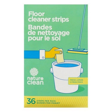 Nature Clean, Floor Cleaner Strips Fresh Lemon, 36 Count (Case Of 12)