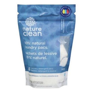 Nature Clean, Laundry Tabs Unscented, 432 Grams (Case Of 8)