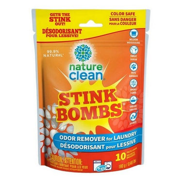 Nature Clean, Stink Bomb Odor Remover For Laundry, 180 Grams (Case Of 6)