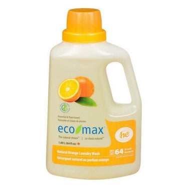 Eco-Max, Natural Orange Laundry Wash, 1.89 Liters (Case Of 4)