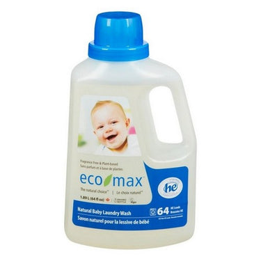 Eco-Max, Natural Baby Laundry Wash, 1.89 Liters (Case Of 4)