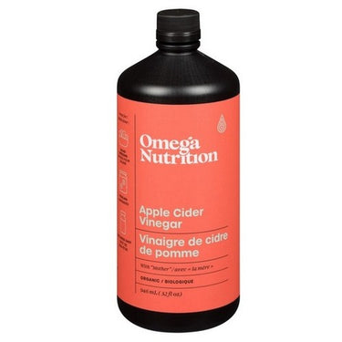 Omega Nutrition, Organic Apple Cider Vinegar, 946 Ml (Case Of 6)