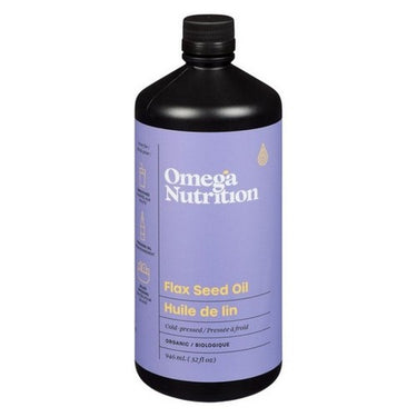 Omega Nutrition, Organic Flax Oil, 946 Ml (Case Of 6)