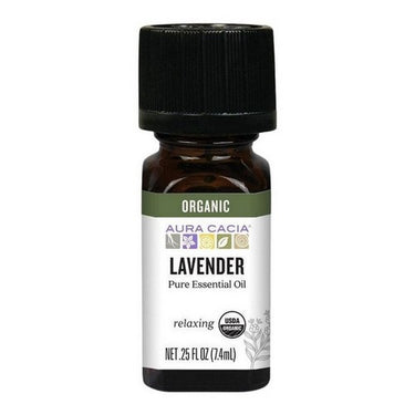 Organic Essential Oil Lavender 7.4 Ml by Aura Cacia