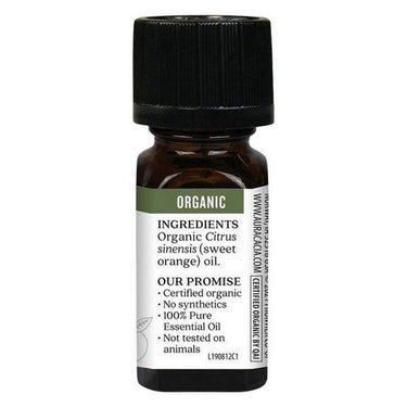 Organic Essential Oil Sweet Orange 7.4 Ml by Aura Cacia