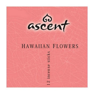 Ascent, Incense Sticks Hawaiian Flowers, 12 Count