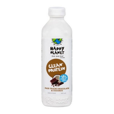 Clean Protein Plant Based Shake Chocolate And Coconut 900 Ml X 6 by Happy Planet