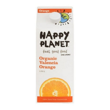 Organic Valencia Orange Juice 1.75 Liters X 6 by Happy Planet