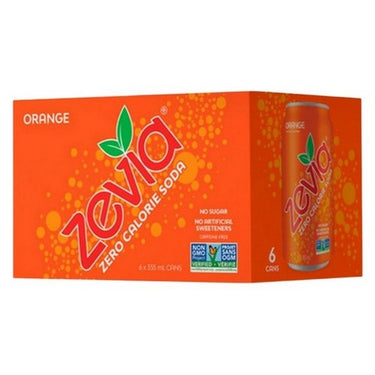 Orange Zero Sugar 355 Ml X 6 (Case Of 4) by Zevia