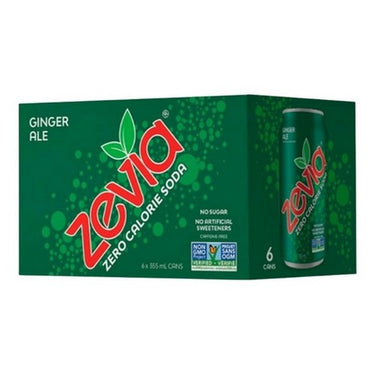 Ginger Ale Zero Sugar 355 Ml X 6 (Case Of 4) by Zevia