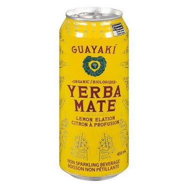 Organic Yerba Mate Lemon Elation 458 Ml X 12 by Guayaki