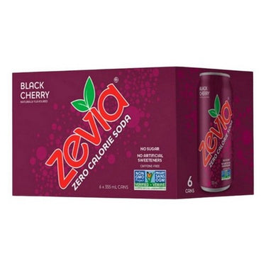 Black Cherry Zero Sugar 355 Ml X 6 (Case Of 4) by Zevia