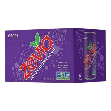 Grape, Zero Sugar 355 Ml X 6 (Case Of 4) by Zevia