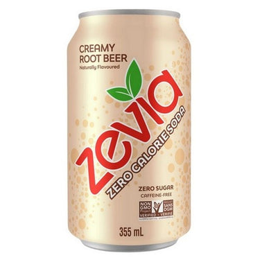 Creamy Root Beer Zero Sugar 355 Ml X 6 (Case Of 4) by Zevia