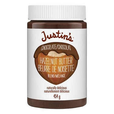 Hazelnut Butter Chocolate 454 Grams X 6 by Justin's