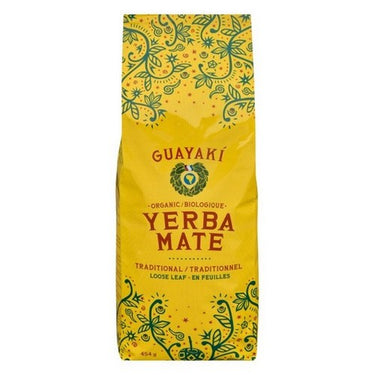 Organic Yerba Mate Loose Leaf Traditional 454 Grams X 6 by Guayaki