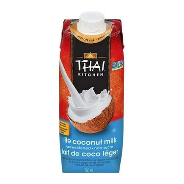 Coconut Milk Lite Unsweetened 750 Ml X 6 by Thai Kitchen