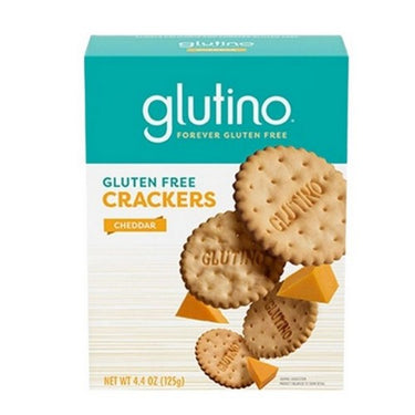 Cheddar Crackers 125 Grams X 6 by Glutino