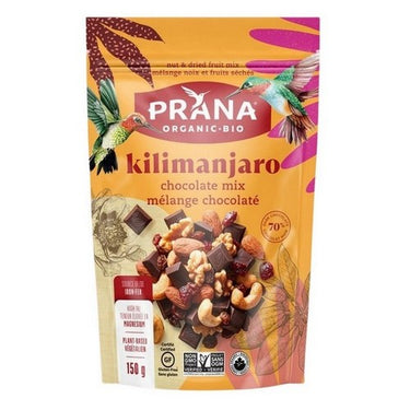 Organic Kilimanjaro Deluxe Chocolate Trail Mix 150 Grams X 8 by Prana