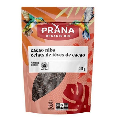 Organic Raw Cacao Nibs 250 Grams X 6 by Prana