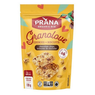 Organic Chocolate Chips Cookie 120 Grams X 8 by Prana