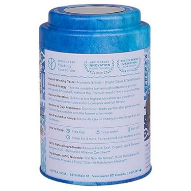 Kenyan Earl Grey Pyramid Black Tea 1.1 Oz X 12 Packets (Case Of 6) by JusTea