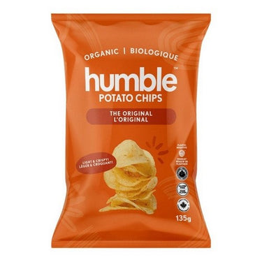 The Original Organic Potato Chips 135 Grams X 12 by Humble Potato Chips