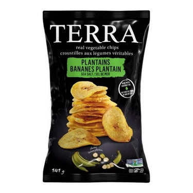 Plantains Chips With Sea Salt And Coconut Oil 141 Grams X 12 by Terra Chips
