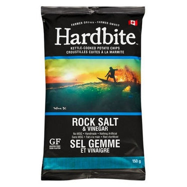 Rock Salt And Vinegar Potato Chips 150 Grams X 15 by Hardbite