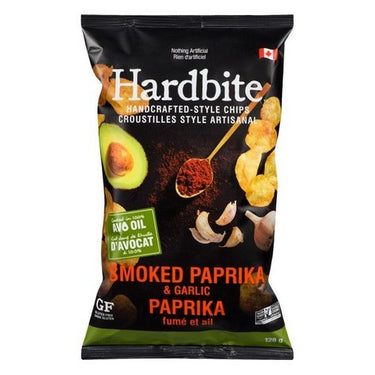 Avocado Oil Smoked Paprika And Garlic Potato Chips 128 Grams X 15 by Hardbite