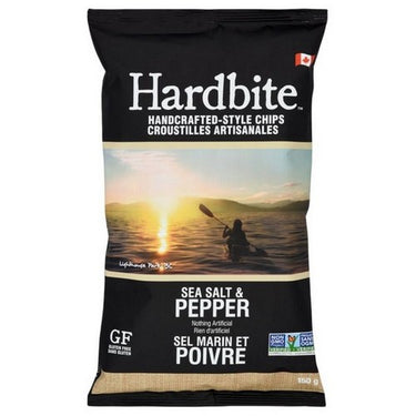 Sea Salt And Pepper Potato Chips 150 Grams X 15 by Hardbite