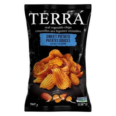 Sweet Potato Chips Sea Salt 141 Grams X 12 by Terra Chips