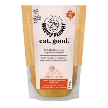 Plant Based Upcycled Veggies Carrot Ginger And Turmeric Super Soup 500 Ml X 6 by Happy Planet