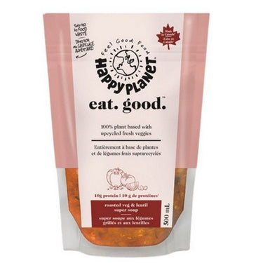 Plant Based Upcycled Veggies Roasted Vegetable And Lentil Super Soup 500 Ml X 6 by Happy Planet