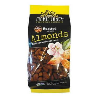 Almonds Dry Roasted Unsalted 397 Grams X 12 by Maisie Janes