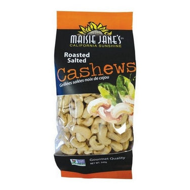 Cashews Roasted Salted 340 Grams X 12 by Maisie Janes