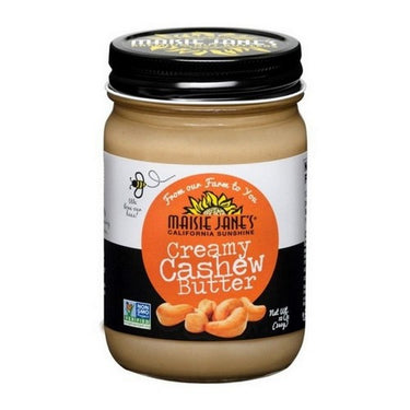 Creamy Cashew Butter Dry Roasted 340 Grams X 6 by Maisie Janes