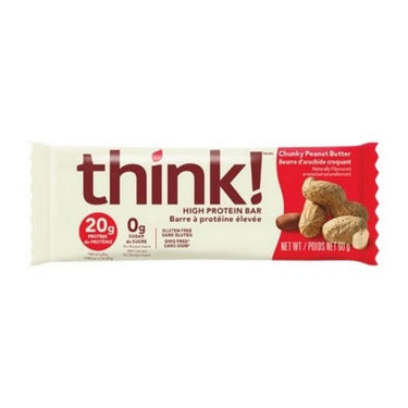 High Protein Chunky Peanut Butter 60 Grams X 10 by Think!