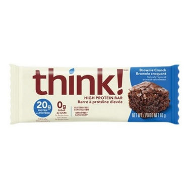 High Protein Bar Brownie Crunch 60 Grams X 10 by Think!