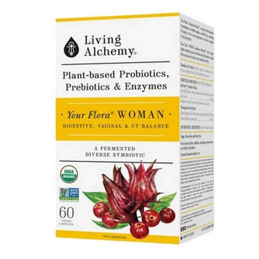 Your Flora Woman Digestive Vaginal And UT Balance 60 Count by Living Alchemy