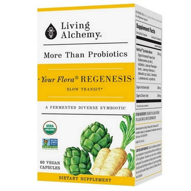 Your Flora Regenesis Slow Transit And Post Antibiotics 60 Count by Living Alchemy