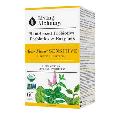 Your Flora Sensitive Digestive Irritation 60 Count by Living Alchemy