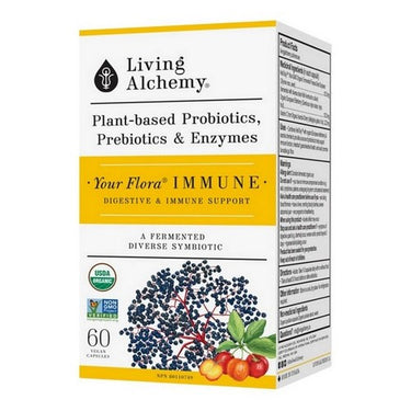 Your Flora Digestive And Immune Support 60 Count by Living Alchemy