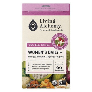 Women's Daily Plus Energy Immune And Aging Support 60 Count by Living Alchemy