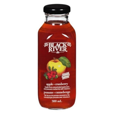 Black River, Apple And Cranberry Juice, 300 Ml (Case Of 12)