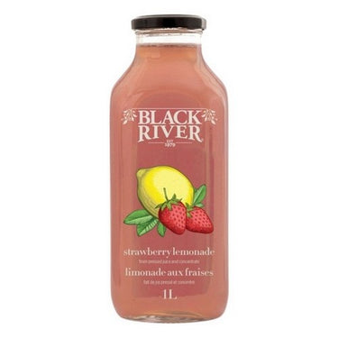 Black River, Strawberry Lemonade Juice, 1 Liter (Case Of 6)