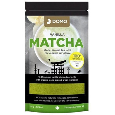 Domo, Vanilla Matcha Green Tea Powder, 120 Grams (Case Of 6)